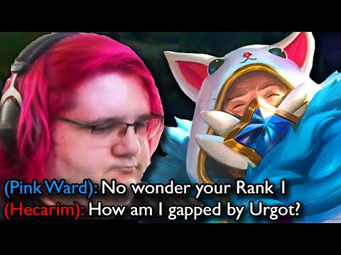 URGOT JUNGLE BUFFS? Pink Ward was SPEECHLESS at Rank 1 Jungler's Urgot Jungle..