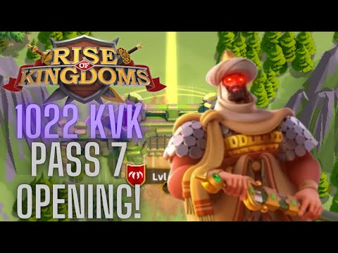 Get Ta-Rekted! (1022 Pass 7 Opening! Heroic Anthem KvK) | Rise of Kingdoms (Part 1?!)