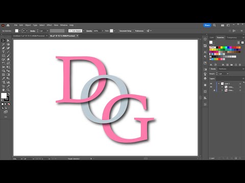 How to Overlap Letters and Shapes With the New Intertwine Feature in Adobe Illustrator