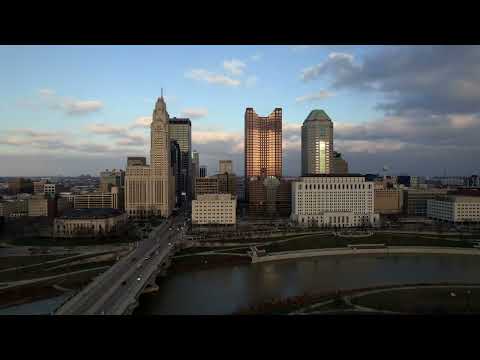 4K Drone Footage of Downtown Columbus, Ohio