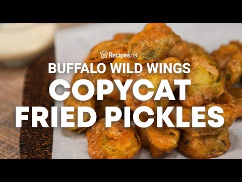 How to make DELICIOUS FRIED DILL PICKLES by Buffalo Wild Wings - Copycat Recipe | Recipes.net - YouTube