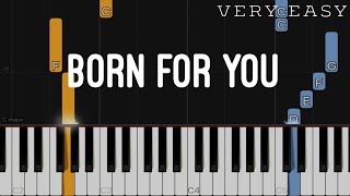 Born For You - David Pomeranz | VERY EASY Piano Tutorial
