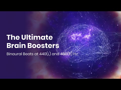 Binaural Beats at 440(L) and 480(R) Hz: The Ultimate Brain Boosters