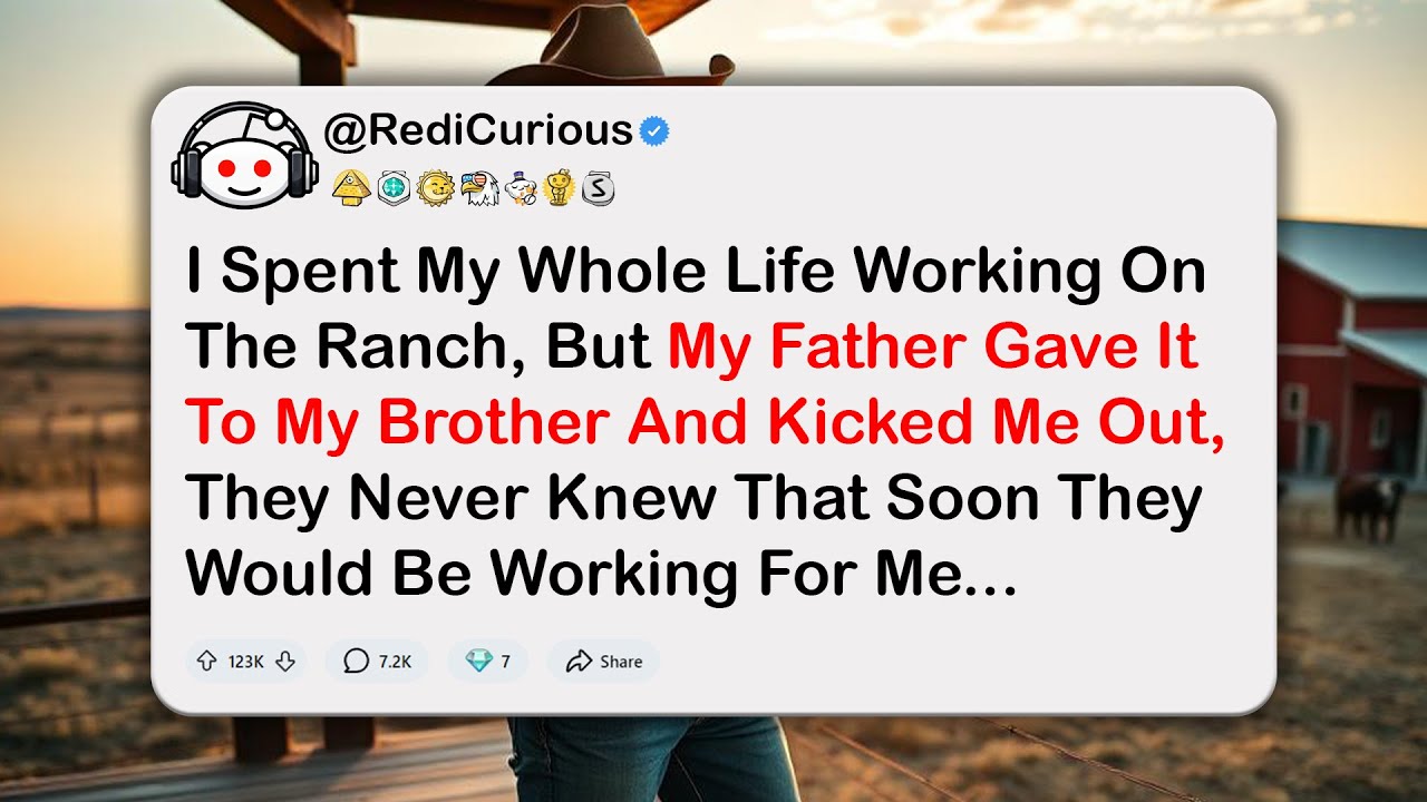 I Spent My Whole Life Working On The Ranch, But My Father Gave It To My Brother And Kicked Me Out…
