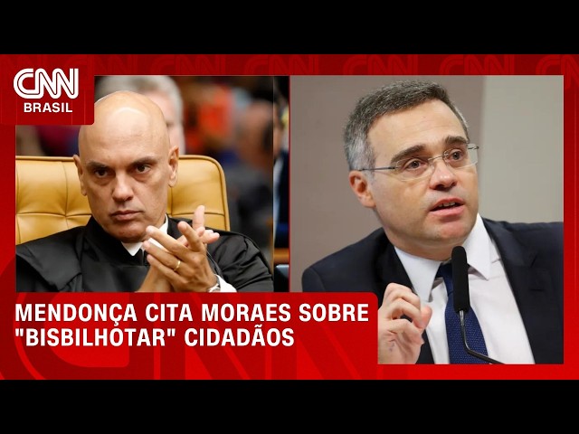 Em decisão, Mendonça cita voto de Moraes sobre "bisbilhotar" cidadãos | CNN PRIME TIME