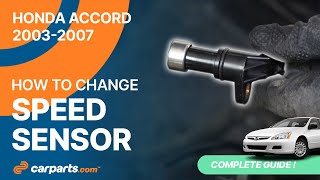 How to replace the Speed Sensor 2003-2007 Honda Accord 🛢️
