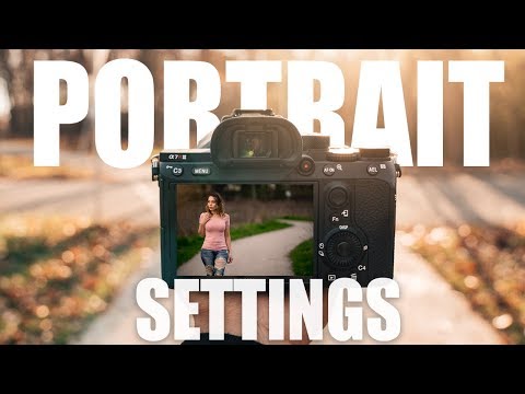 The CAMERA SETTINGS I use for Portrait Photography!