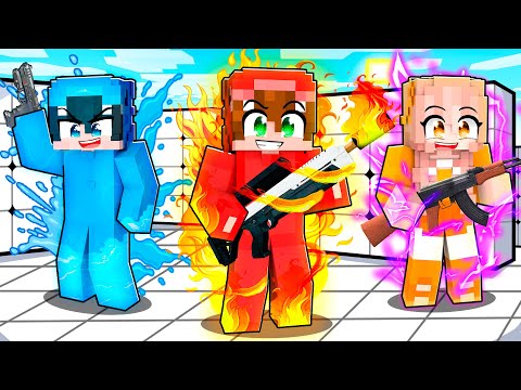 Hice Trampas con PODERES ELEMENTALES en RIVALS Minecraft!