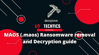 MAOS Ransomware | (.maos) Extension | Virus Removal and Decryption Guide | STOP/DJVU Ransom