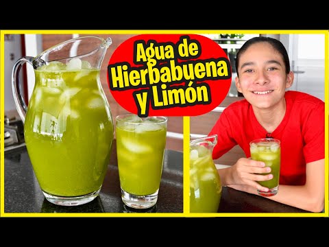 AGUA DE HIERBABUENA CON LIMON 🍋🤤| MrDavid TubeHD