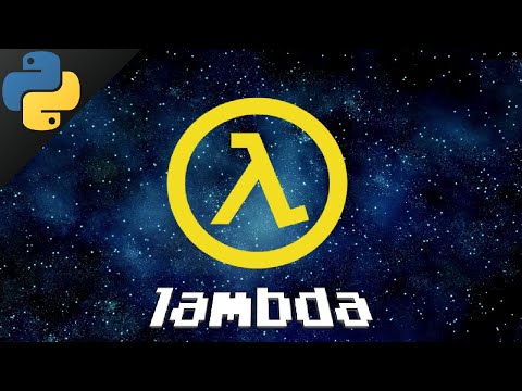 Python lambda λ