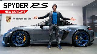 Finally Collecting My 718 Spyder RS!! Porsche GT Birthday Present!