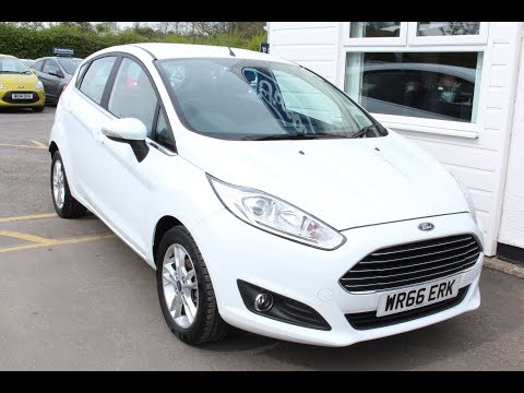 Ford FIESTA 1.25 (80ps) Zetec in Frozen White | Winford Ford