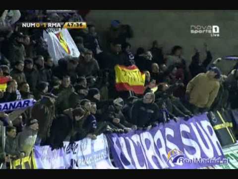 Real Madrid 2 - Numancia 0. Gol Raul