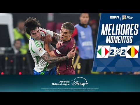 Gols e lances de Itália x Bélgica