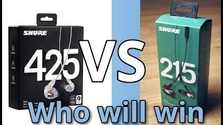 Video thumbnail for Shure In-Ear Monitors: 425 vs 215 WHO WILL WIN (Product Review) by Essential Drummer