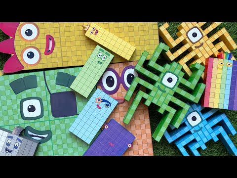 Looking for Numberblocks NEW 300 1230 Puzzle Tetris Shape ASMR  | Numberblocks Satisfying Video