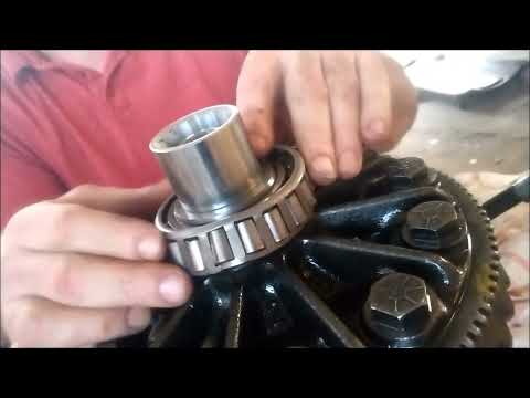 Removing a Differential Carrier Bearing Without Special Tools