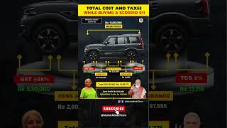Scorpio S11 On-Road Price Breakdown | Taxes vs Profit Revealed #mahindra #scorpio