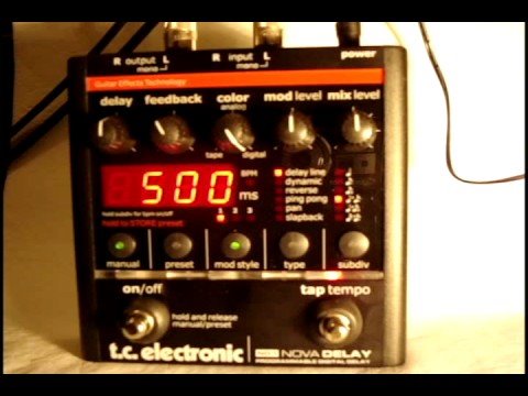 TC Electronic ND-1 Nova Delay 2004 - Present - Black image 4