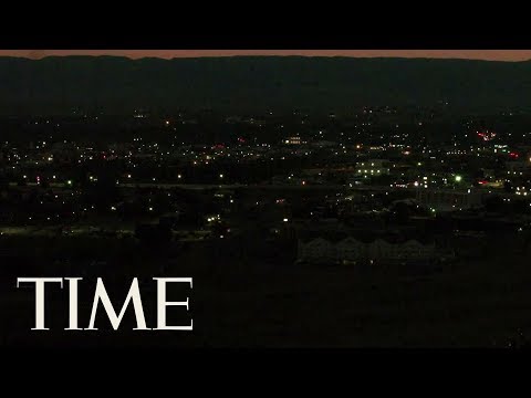 Drone Footage Captures The Moment Of Darkness As Solar Eclipse Goes Over Casper, Wyoming | TIME