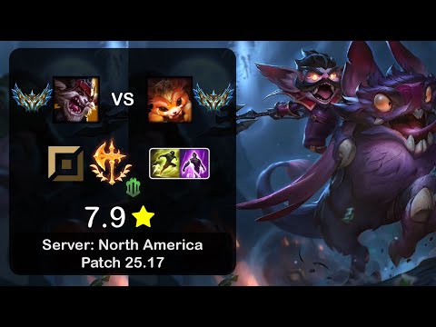 Kled Top vs Gnar - NA Challenger - Patch 25.17