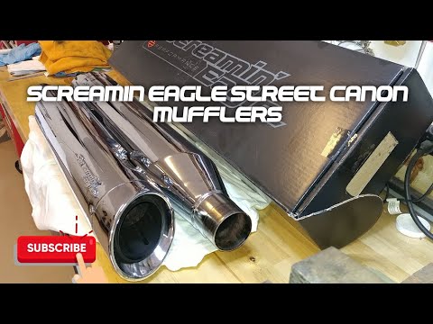 Harley Screamin Eagle Street Cannon Mufflers For Harley M8 Touring Review