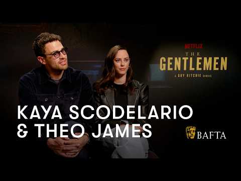 afbeelding Kaya Scodelario and Theo James on the heightened world of Guy Ritchie's The Gentlemen