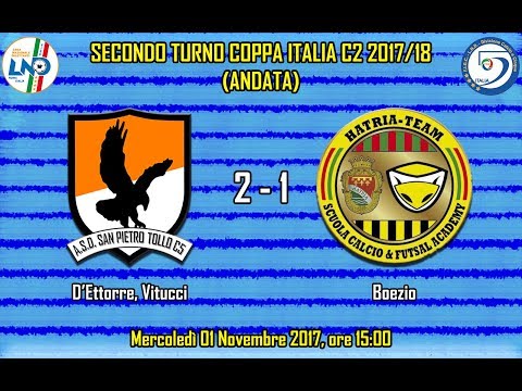 SAN PIETRO TOLLO 2 - 1 Hatria Team || Highlights 2° Turno Coppa Italia C2 (andata)