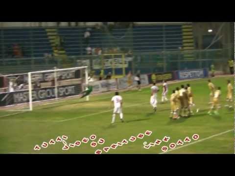 BARI-PRO VERCELLI 2-1 GOAL BELLOMO ALLA MARADONA HD DALLA TRIBUNA 26 09 12.mpg