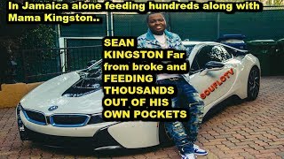 Sean Kingston far from Broke and feeding hundreds in Jamaica