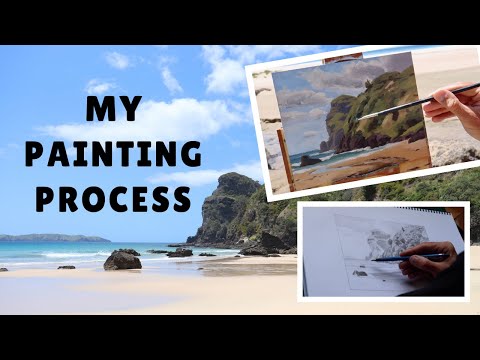 My Painting Process - How My Paintings Begin