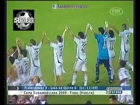 Fluminense 3 vs Liga de Quito 0 Copa Sudamericana 2009 Final Vuelta FUTBOL RETRO TV