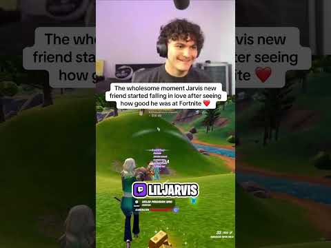 Jarvis girlfriend fell in love after seeing how good he was ❤️ #fortnite #jarvis