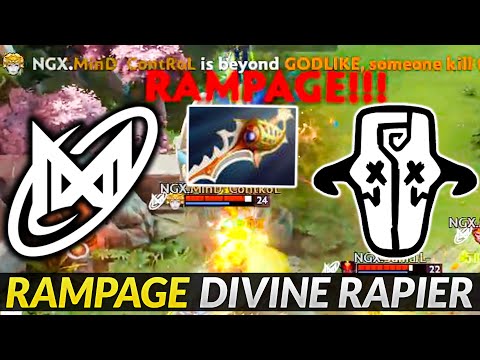 NIGMA vs EU REJECTS - DIVINE RAPIER RAMPAGE! WTF MIRACLE!!