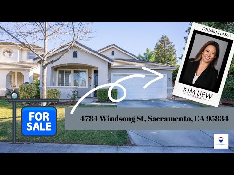 Home for sale in Sacramento, CA- 4784 Windsong St- Video Tour