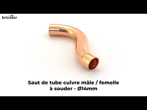 Saut de tube cuivre mâle / femelle à souder VIEGA