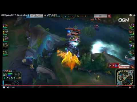 Faker's Orianna Ult : KT vs. SKT(Game 2) , LCK Spring 2017