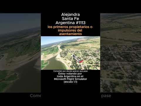 Alejandra, Santa Fe desde el Microsoft Flight Simulator #alejandra #santafe #msfs #argentina