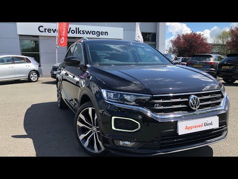Approved Used Volkswagen T-Roc R-Line 1.5TSI DSG in Deep Black - KN20VZG