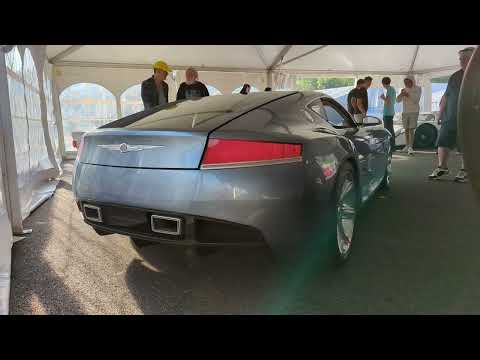 Chrysler Firepower Concept start and rev @ Lime Rock historics festival 2023