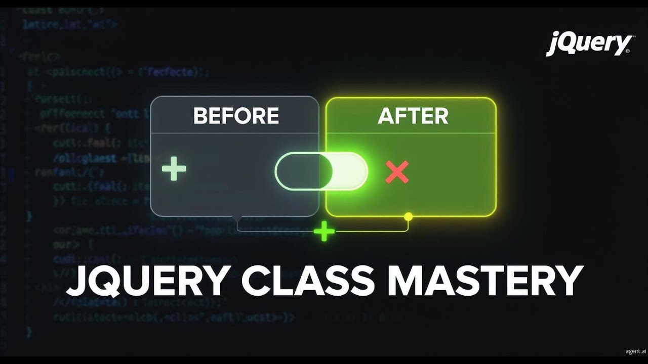 jQuery CSS Classes Manipulation | addClass, removeClass & toggleClass