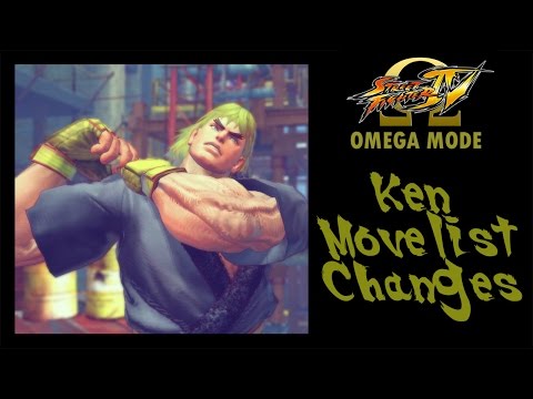 USFIV: Omega Mode - Ken Move List Changes