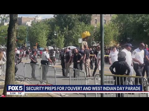 Security preparations for J'ouvert and West Indian Day Parade