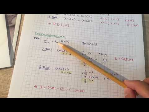 Kapitel 3: Bruchungleichungen