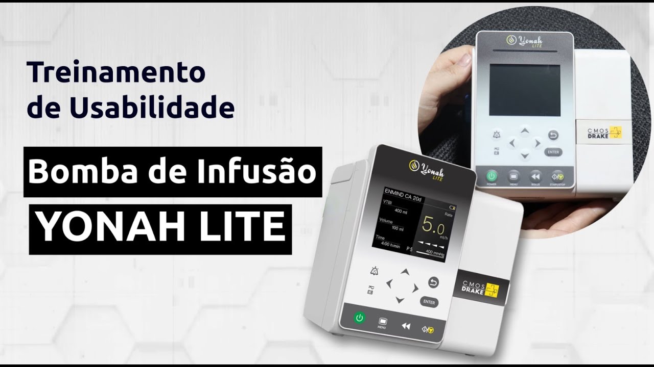 TREINAMENTO TÉCNICO DE USABILIDADE BOMBA DE INFUSÃO YONAH LITE