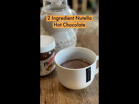 2 Ingredient Nutella Hot Chocolate