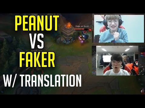 WE Xiye claps Faker - w/ TRANSLATION - Peanut Stream Highlights Translated