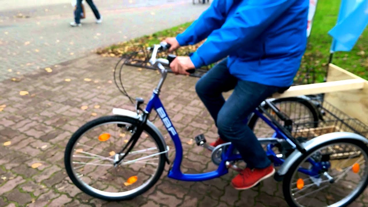 Rower BBF trójkołowy 7-biegowy z dyferencjałem mechanizmem różnicowym