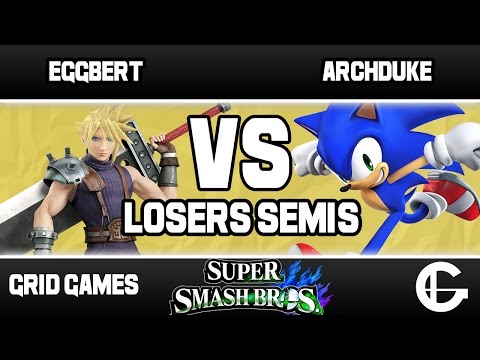 Eggbert (Cloud) VS Archduke (Sonic) | Grid WiiU BiWeekly 13 | Losers Semis